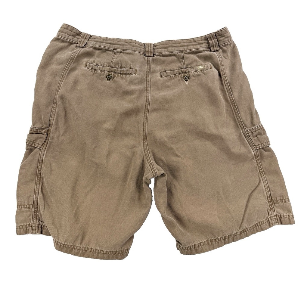 Mens Tommy Bahama Relax Cargo Shorts Tencel Brown Utility Size 36 Vacation Beach - Picture 9 of 13